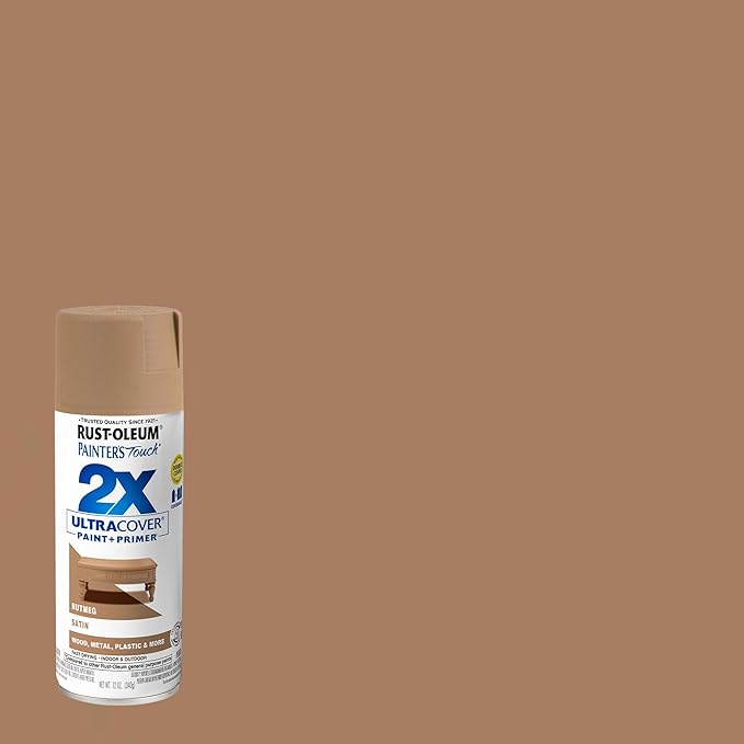 Rust-Oleum 334076 Painter's Touch 2X Ultra Cover Spray Paint, 12 oz, Satin - Image 2