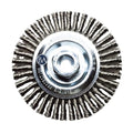 Benchmark Abrasives 4 1/2 Inch Stringer Bead Wire Wheel for Angle Grinder, Cleaning Narrow Holes, Derusting, Paint Removal, Deburring Grinding Wheels - Grinder Cutting Wheel - Stainless Steel