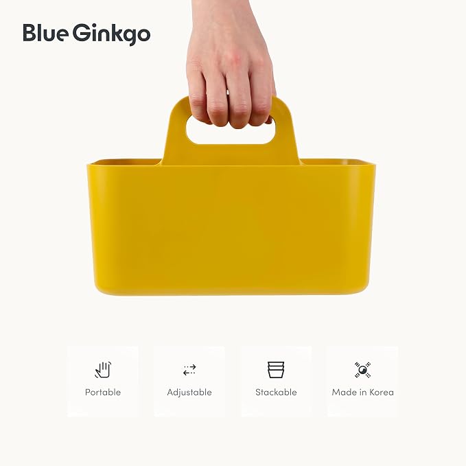 BLUE GINKGO Stackable Organizer Caddy, Made in Korea | Portable. Adjustable. - Image 5