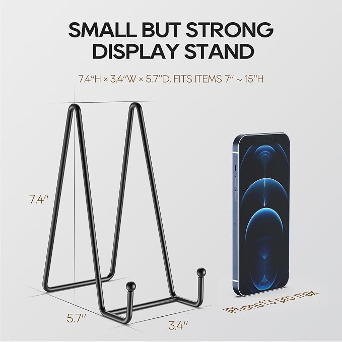HONGYUTAI 3 Pack 8 Inch Plate Stands - Image 2
