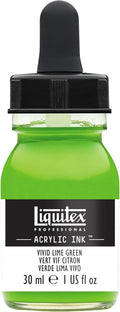 Liquitex Professional Acrylic Ink, 1-oz Jar, Vivid Lime Green by Liquitex