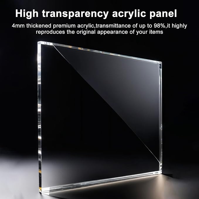 3 Shelf Acrylic Lockable Display Case - Image 4