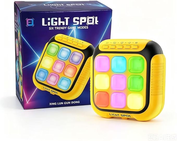 Electronic Tic Tac Toe Handheld Game – 6-in-1 Travel Puzzle Console, Fast-Paced by Unknown