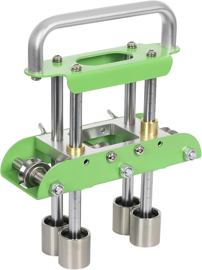 Roller Bender, 0-90°Bending Angle Metal Bending Tool, Steel Aluminum Copper Plate Metal Roller Bending Tool for Various Metal Roofing (Green)