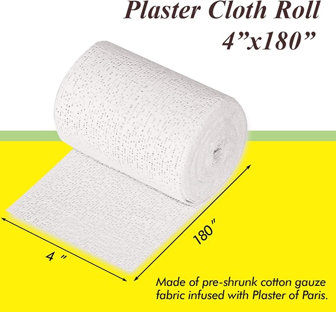 Falling in Art Plaster Cloth Rolls, 500gsm Plaster Strip, Plaster Gauze Bandages - Image 3