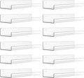 upsimples 12 Pcs 15" Acrylic Shelves by upsimples