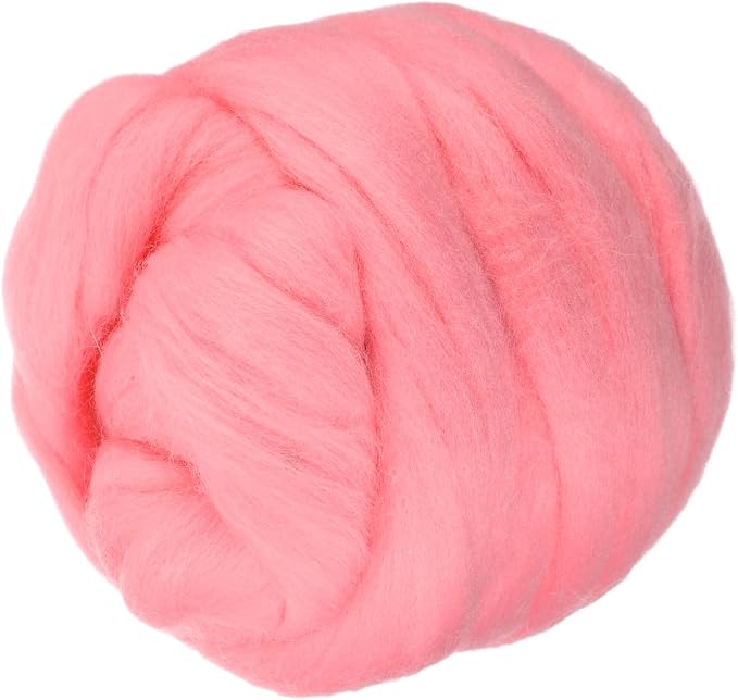 PATIKIL Wool Roving Yarn, 150G/5.3OZ Soft Felting Wool Pure Chunky Roving Yarn by PATIKIL