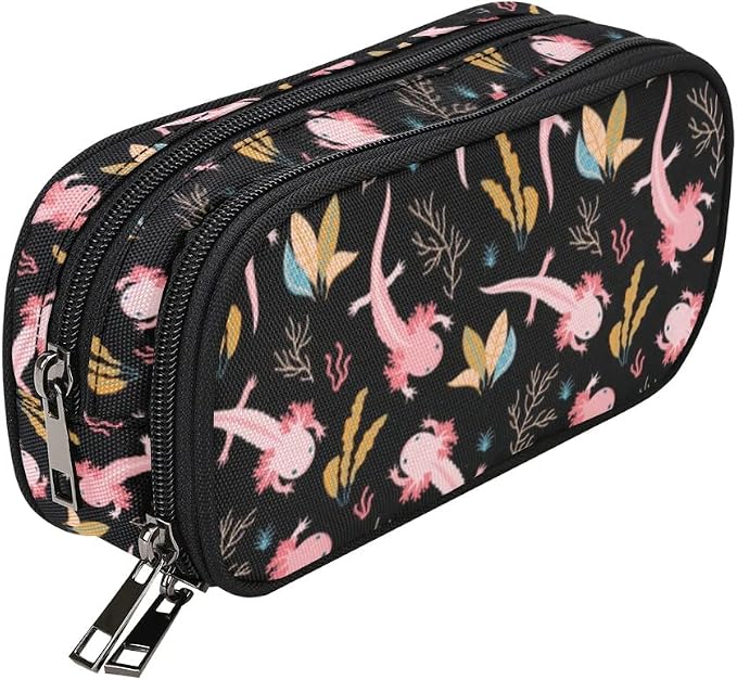 ANANGTEE Cute Axolotls Pencil Case by ANANGTEE