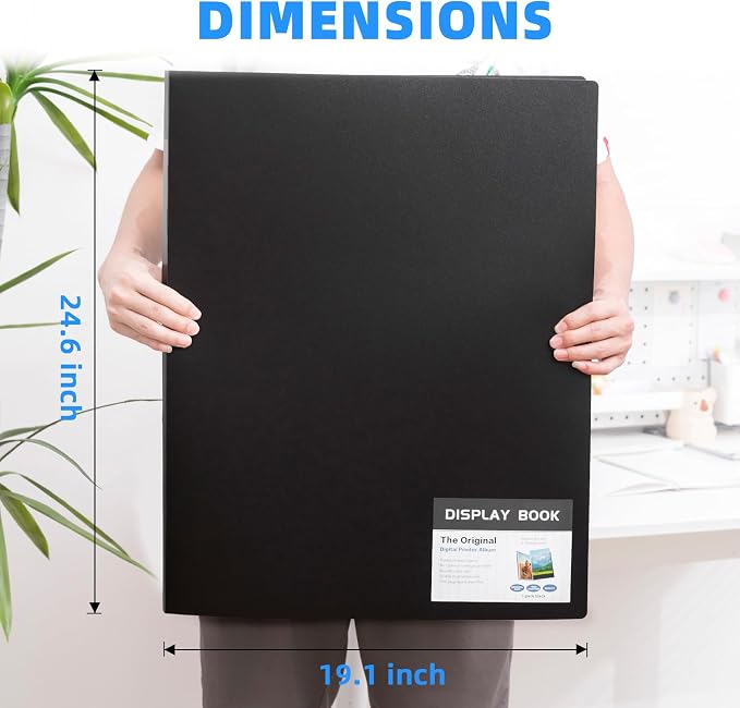 Large 18"x24" Art Portfolio Heavy Duty Binder - Image 2