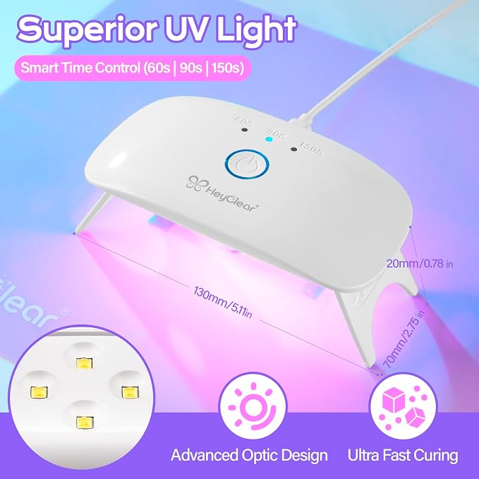 HeyClear UV Resin Molds Jewelry Making Kit - Image 4