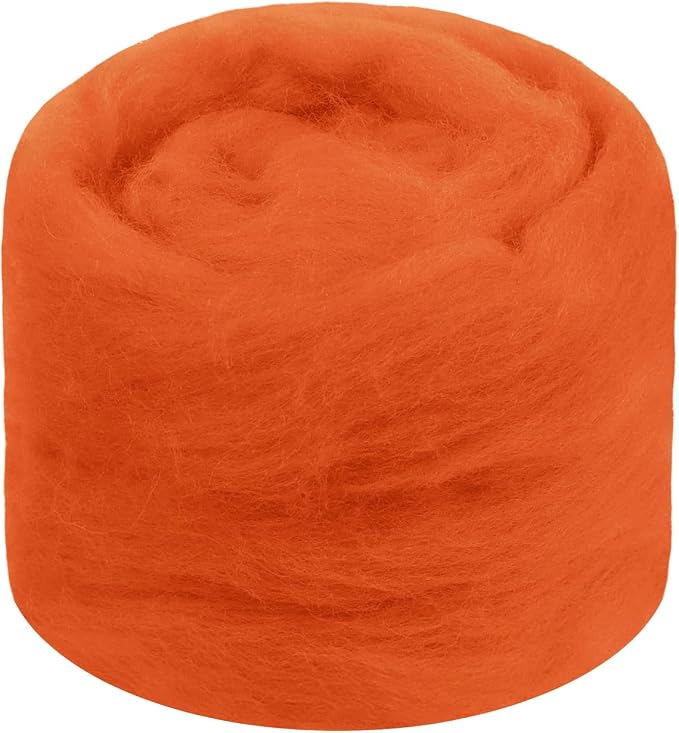 JeogYong Needle Felting Wool, 1.76oz Wool Roving Chunky Wool Yarn, Wet Felting by JeogYong