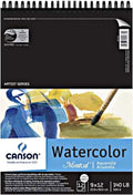 Canson Artist Series Montval Watercolor Paper, Wirebound Pad, 9x12 inches by Unknown
