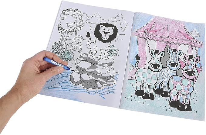 18Pcs Zoo Animal Coloring Books Bulk - Image 9