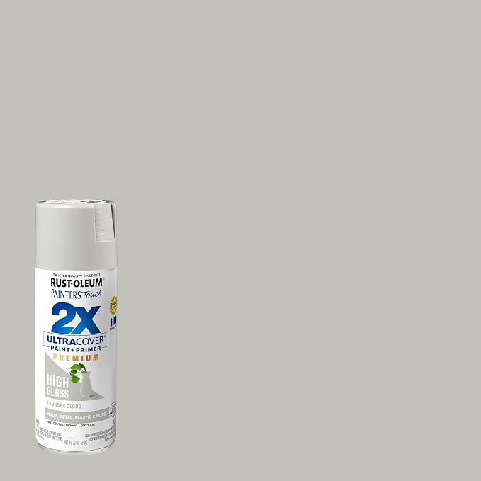 Rust-Oleum Painter's Touch 2X Ultra Cover Spray Paint, Thunder Cloud | Indoor - Image 2