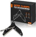 Miter Max Corner Clamp For Woodworking，Miter Clamps For Window & Door Casing, Picture Frames, Cabinet Trim，Precision Crafting Projects