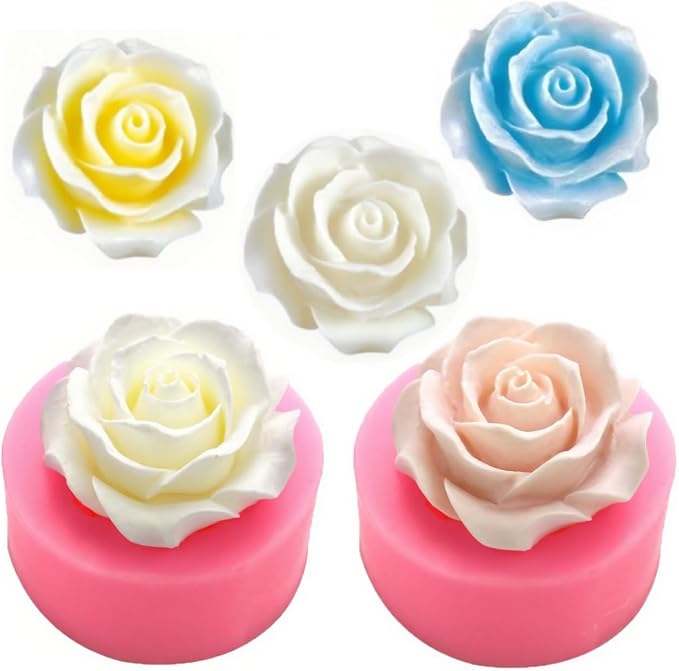 Rose Flower Silicone Molds by AMBESTEE