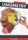 Linometry - 3D Lion Paper Model: A cut, and glue paper model activity book. by Unknown