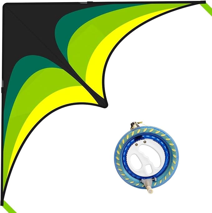 Large Single Line Beach Kite for Adults by Kaiciuss