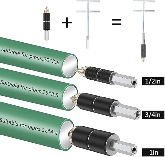 Pipe Water Stopper Kit - Hot-Melt Water Stop Needles for Fast Water Line Pipe Repairs - Stainless Steel Home Improvement/Renovation Plumbing Tool for Professional Plumber