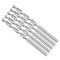 Drill Bit, 3.2mm Cutting Diameter, 4241 HSS 118° Cutting Angle Uncoated Bright Versatile Jobber Bits - (Applications: for Drilling Plastic Wood Soft Metal), 5-Pieces
