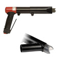 CS Unitec | 123.2199 VS | Heavy-Duty Air-Powered 2BPG Standard Pistol Needle Scaler with Vacuum Shroud. 19-Needle Air Chisel, 3000 Blow per Minute, 5.5 CFM. - Made in England