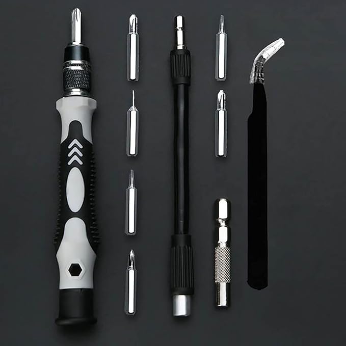 Mini Precision Screwdriver sets,Sinyiol 115 in 1 Repair Tool Kit to Fixing Phone Laptop PC Camera Electronic Watches Glasses,Switch，game consoles ，Magnetic Driver Kit with Flexible Shaftl