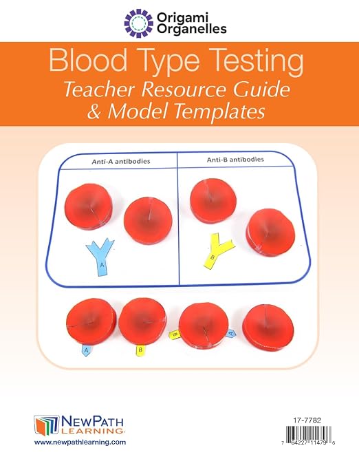 NewPath Blood Type Testing 3D Paper Model Making Kit - Image 2