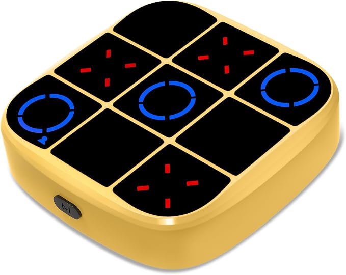 Tic-Tac-Toe Bolt Game, 4-in-1 Handheld Puzzle Games Console, Electronic by KOQQQ-TicTacToeBoltGame