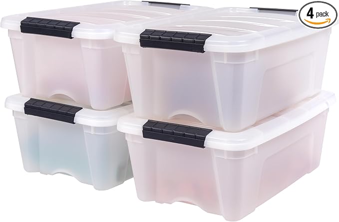 IRIS USA 13 QT Plastic Storage Box by IRISUSA