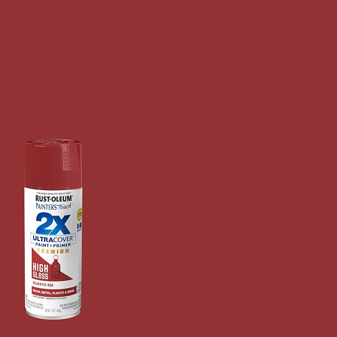 Rust-Oleum 372272- Painter's Touch 2X Ultra Cover Spray Paint, 12 oz, Majestic - Image 2