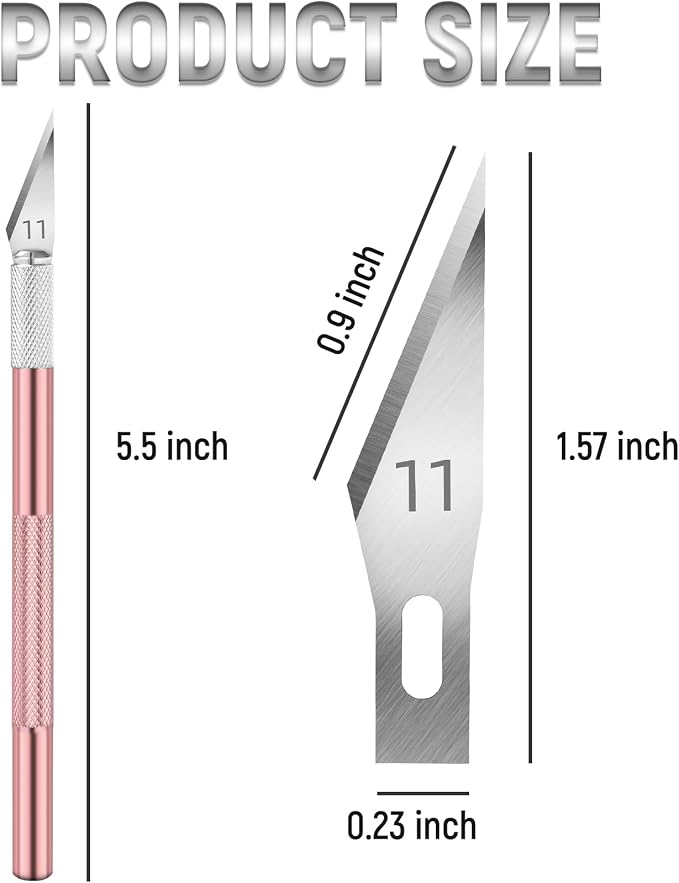 Jetmore 10 Pack Exacto Knife Set – Precision Craft Knife, Hobby Knife, and Art - Image 2