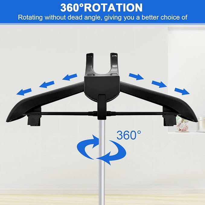 Adjustable Cap and Gown Display Stand, 32-63 Inch, Foldable Steel Frame - Image 5