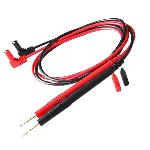 Multimeter Leads, 1000V 10A Meter Leads & Gold-Plated Needle Multimeter Probes