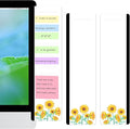Office Desk Accessories 2pcs Multifunction Computer Monitor Memo Board by edooi