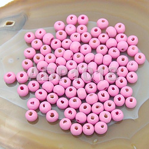 AD Beads Wood Spacer Loose Wooden Craft Beads Big Hole Beads Assorted by ADBeads