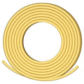 XHF 3/8 Inch 20Ft 3:1 Waterproof Heat Shrink Tubing Roll Marine Grade Adhesive Lined Heat Shrink Tube, Insulation Sealing Oil-Proof Wear-Resistant Yellow