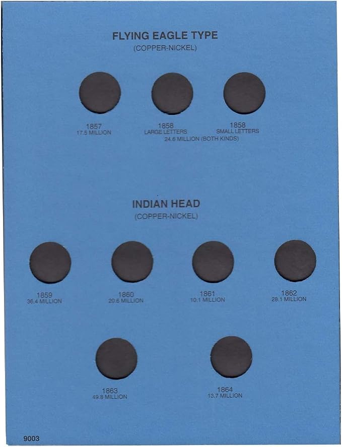 Whitman US Indian Cent Coin Folder 1857 - Image 2