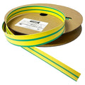 Kable Kontrol Heat Shrink Tubing - 1/2” Inch - 200' Ft Long, Yellow & Green Polyolefin - 2:1 Industrial Shrink Tube & Cable Sleeve for Electrical Wire Insulation - Rated for 600 V