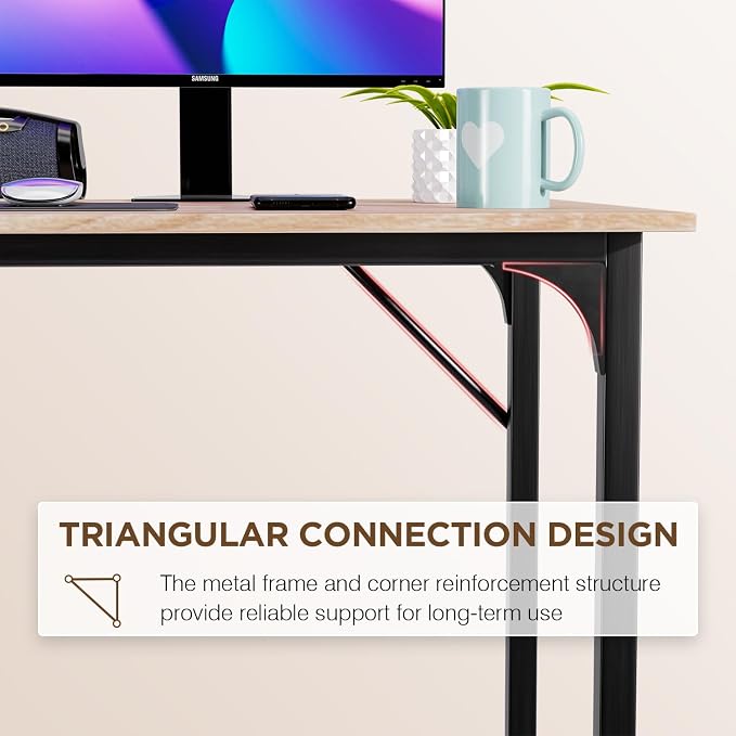 PayLessHere | 47 Inch Computer Desk | Nature | Office Desk - Image 7