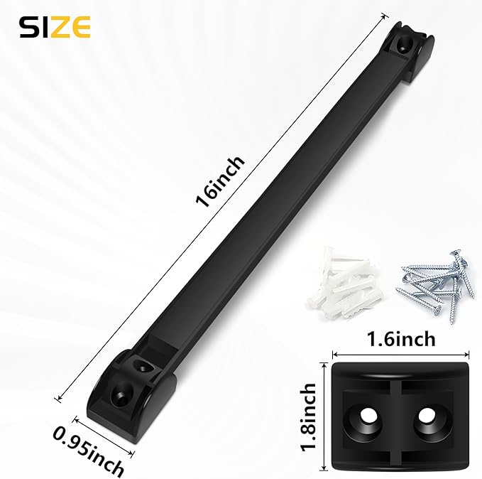 DGSL Magnetic Tool Holder Strip 10 Pack, 16 In Heavy Duty Tool Organizer Magnetic Strip, Tool Magnet Bar For Garage Tool Organization