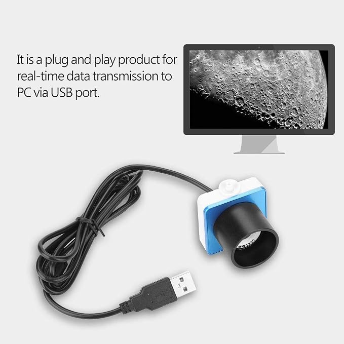 Ejoyous Telescope Camera 1.25 Inch USB 2.0 CMOS Digital Electronic Eyepiece | - Image 2