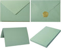 50 Pack Sage-Green A6 Envelopes by Toperd
