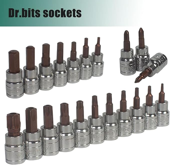 150 PCS Mechanical Tool Socket Set With Case Professional Automotive Repairing Auto Vehicle Maintenance Tool Kit Ratchet Spanner Wrench Socket Set