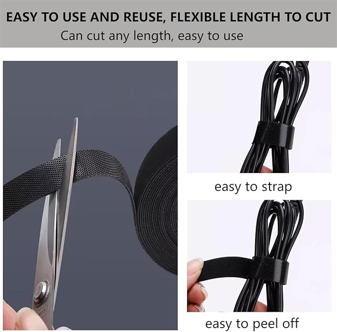 54 Yards x 1/2 Inch Reusable Cable Ties - Image 6
