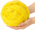 Felting Wool Cartoon Yellow, 3.4oz Needle Felting Wool, Beginner Needle Felting by %22VNAKER%22+Flagship