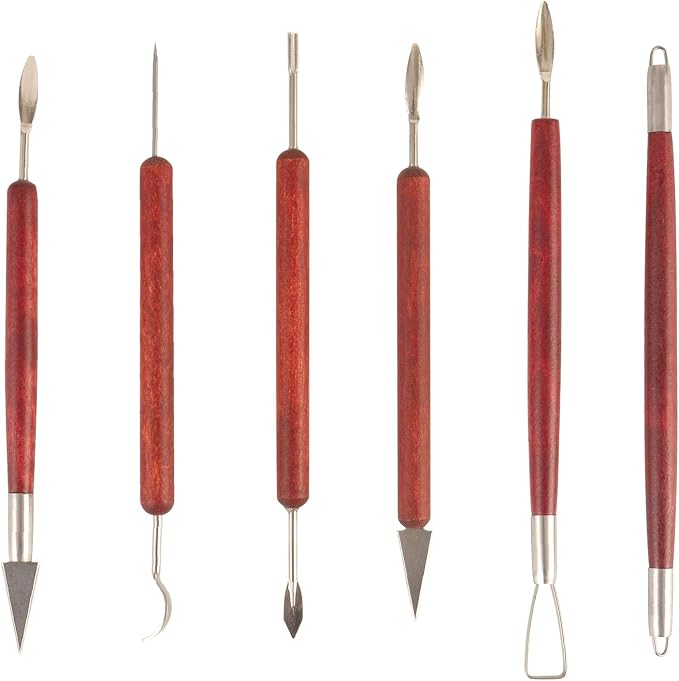 DIYOOHOMY Double-Ended Clay Sculpting Tools Set, Professional Ceramic Modeling by DIYOOHOMY