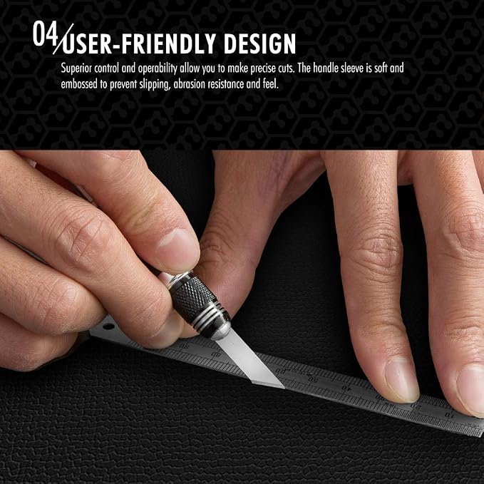 FantastiCAR Craft Knife Precision Cutter Hobby Knife Blades Set | 29-in-1 - Image 4