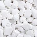 SIDONG 5 lbs White River Rocks, 1.2-2 Inches Pebbles by SIDONG