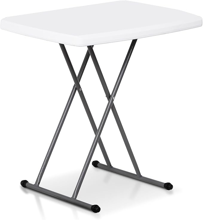SUPER DEAL 2.5 Foot Plastic Folding Table, Indoor Outdoor Portable Heavy Duty by Superdeal