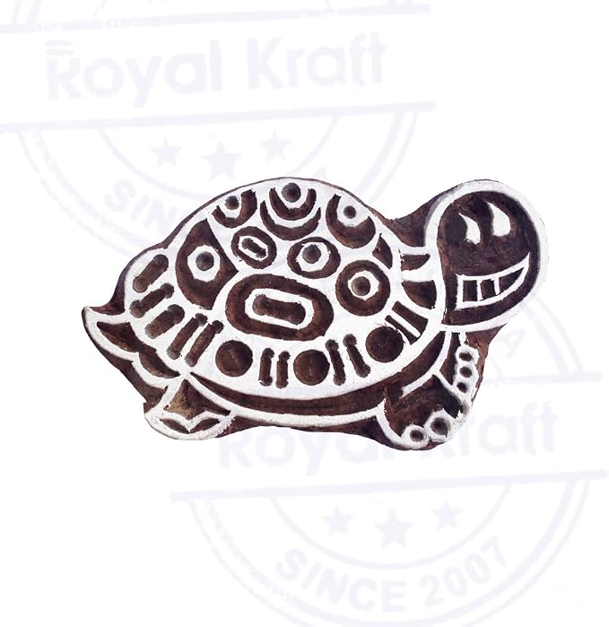 Royal Kraft Wooden Stamps DIY Fabric, Henna Printing Blocks THDtag054 - Image 3